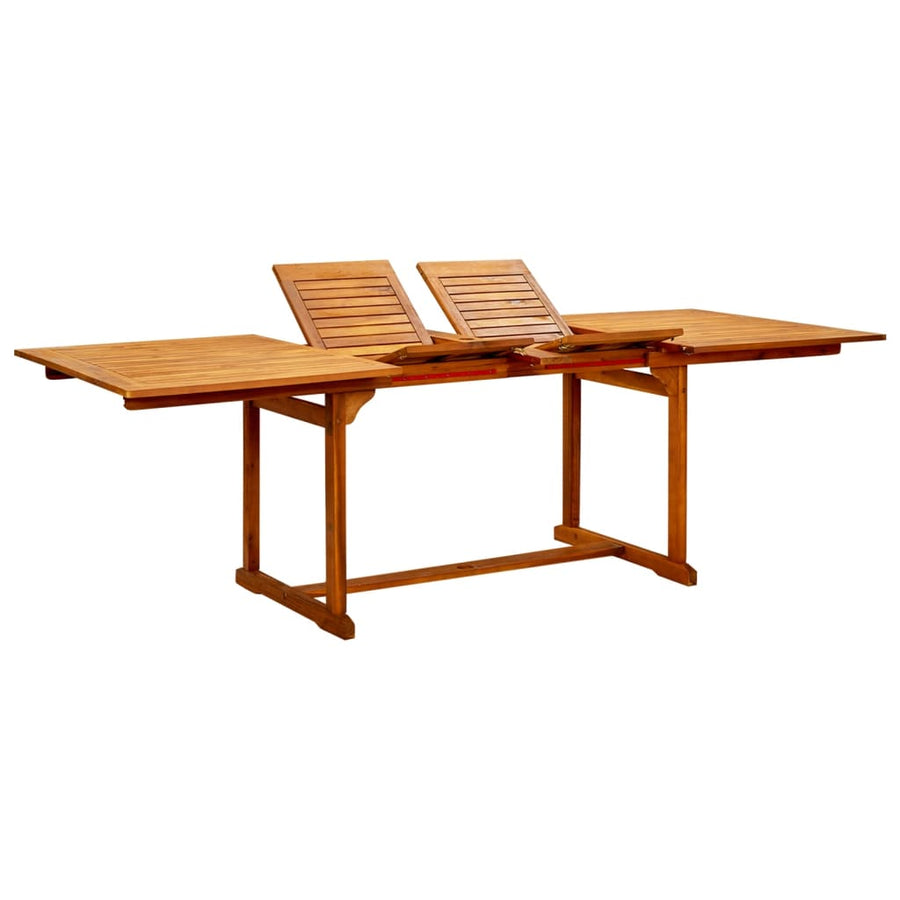 Tuintafel (160-240)X100X75 Cm Massief Acaciahout 240 x 100 x 75 cm
