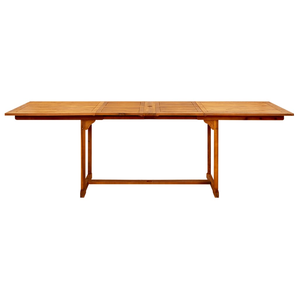 Tuintafel (160-240)X100X75 Cm Massief Acaciahout 240 x 100 x 75 cm