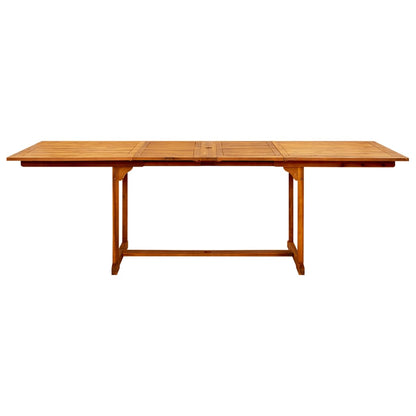 Tuintafel (160-240)X100X75 Cm Massief Acaciahout 240 x 100 x 75 cm