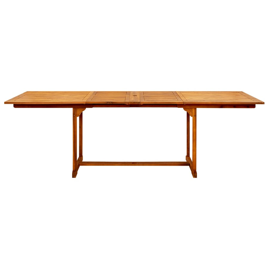 Tuintafel (160-240)X100X75 Cm Massief Acaciahout 240 x 100 x 75 cm