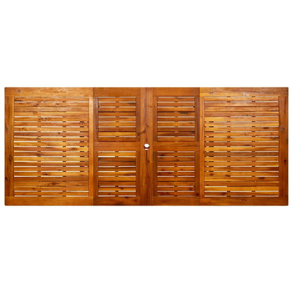 Tuintafel (160-240)X100X75 Cm Massief Acaciahout 240 x 100 x 75 cm