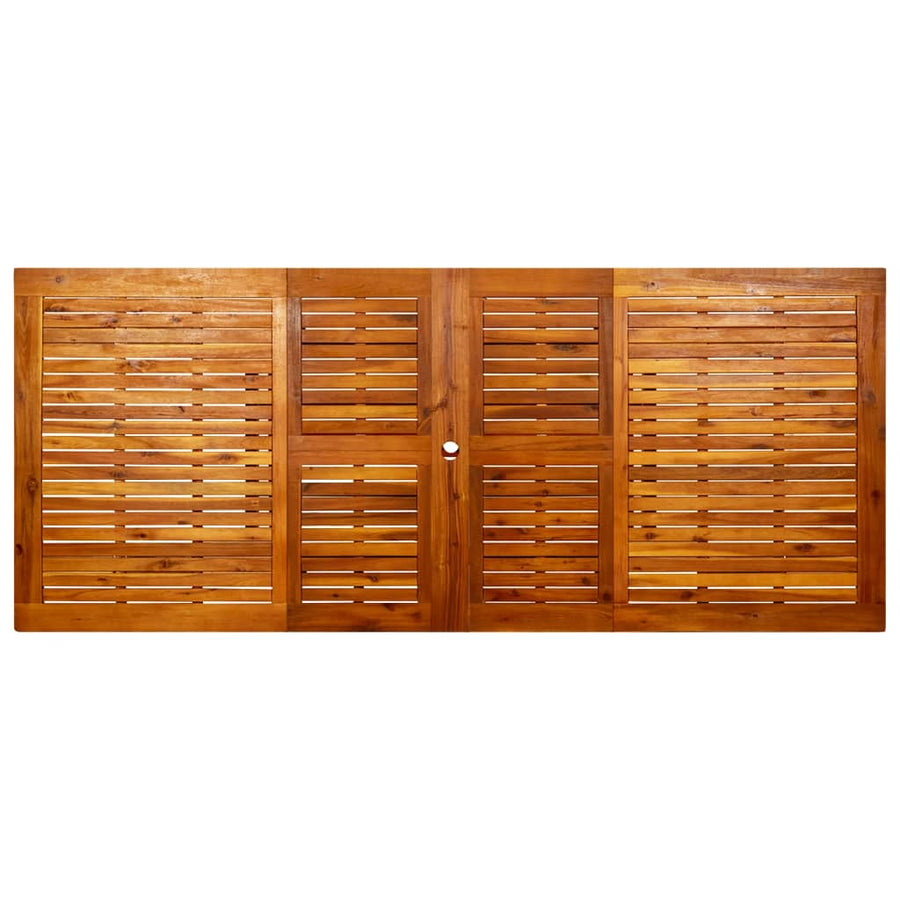 Tuintafel (160-240)X100X75 Cm Massief Acaciahout 240 x 100 x 75 cm