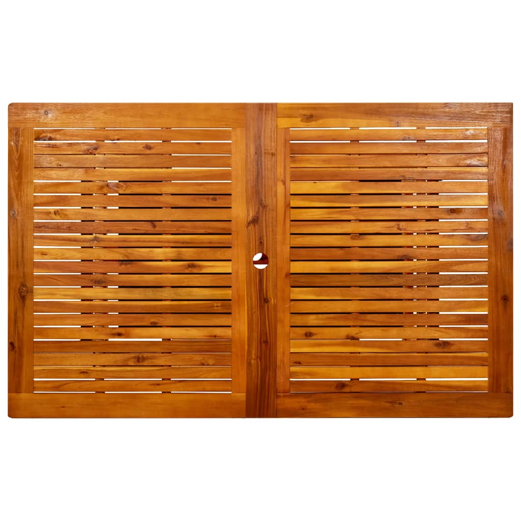 Tuintafel (160-240)X100X75 Cm Massief Acaciahout 240 x 100 x 75 cm