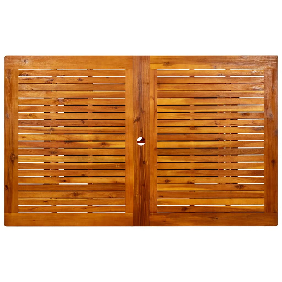 Tuintafel (160-240)X100X75 Cm Massief Acaciahout 240 x 100 x 75 cm