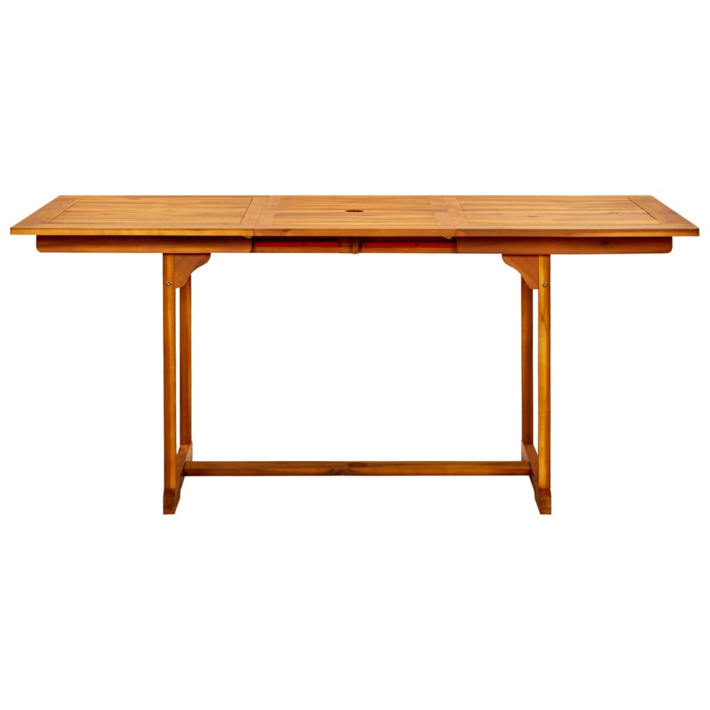 Tuintafel (20-70)X80X75 Cm Massief Acaciahout 170 x 80 x 75 cm Rechthoekig