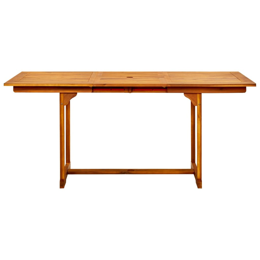 Tuintafel (20-70)X80X75 Cm Massief Acaciahout 170 x 80 x 75 cm Rechthoekig
