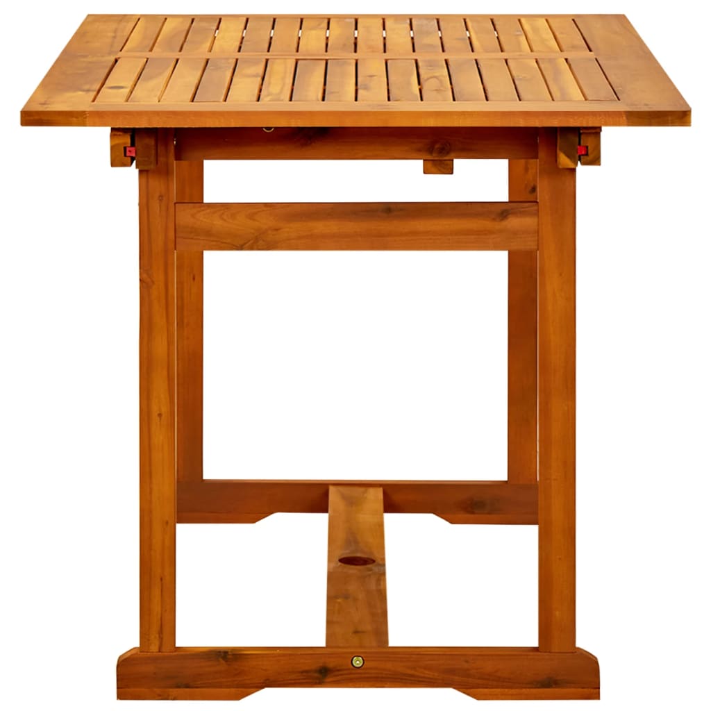 Tuintafel (20-70)X80X75 Cm Massief Acaciahout 170 x 80 x 75 cm Rechthoekig