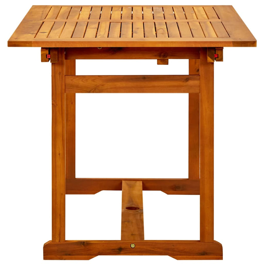 Tuintafel (20-70)X80X75 Cm Massief Acaciahout 170 x 80 x 75 cm Rechthoekig