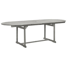 Tuintafel (60-240)X00X75 Cm Massief Acaciahout 240 x 100 x 75 cm ovaal