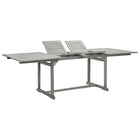 Tuintafel uitschuifbaar 160-240x100x75 cm massief acaciahout