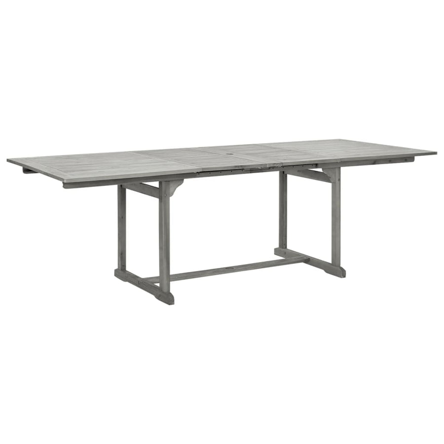 Tuintafel (60-240)X00X75 Cm Massief Acaciahout 240 x 100 x 75 cm Rechthoekig