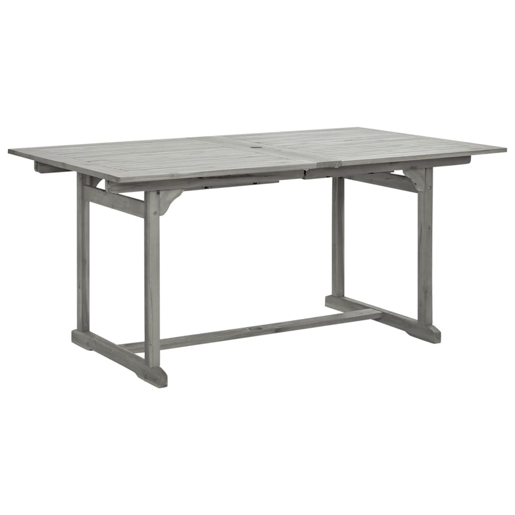 Tuintafel (60-240)X00X75 Cm Massief Acaciahout 240 x 100 x 75 cm Rechthoekig
