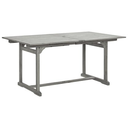 Tuintafel (60-240)X00X75 Cm Massief Acaciahout 240 x 100 x 75 cm Rechthoekig