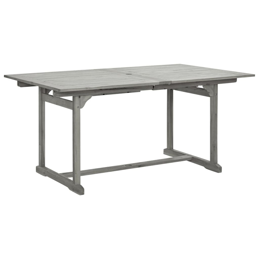 Tuintafel (60-240)X00X75 Cm Massief Acaciahout 240 x 100 x 75 cm Rechthoekig