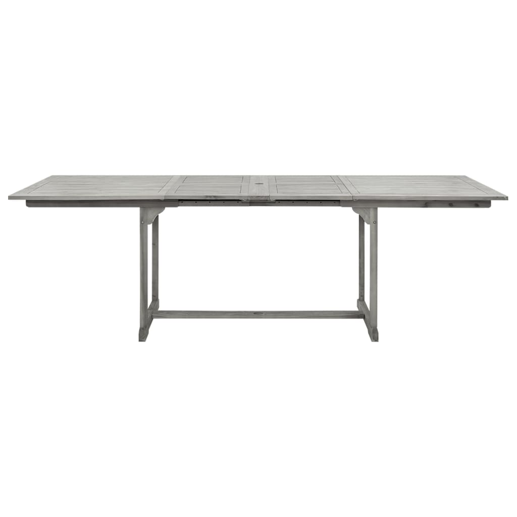 Tuintafel (60-240)X00X75 Cm Massief Acaciahout 240 x 100 x 75 cm Rechthoekig