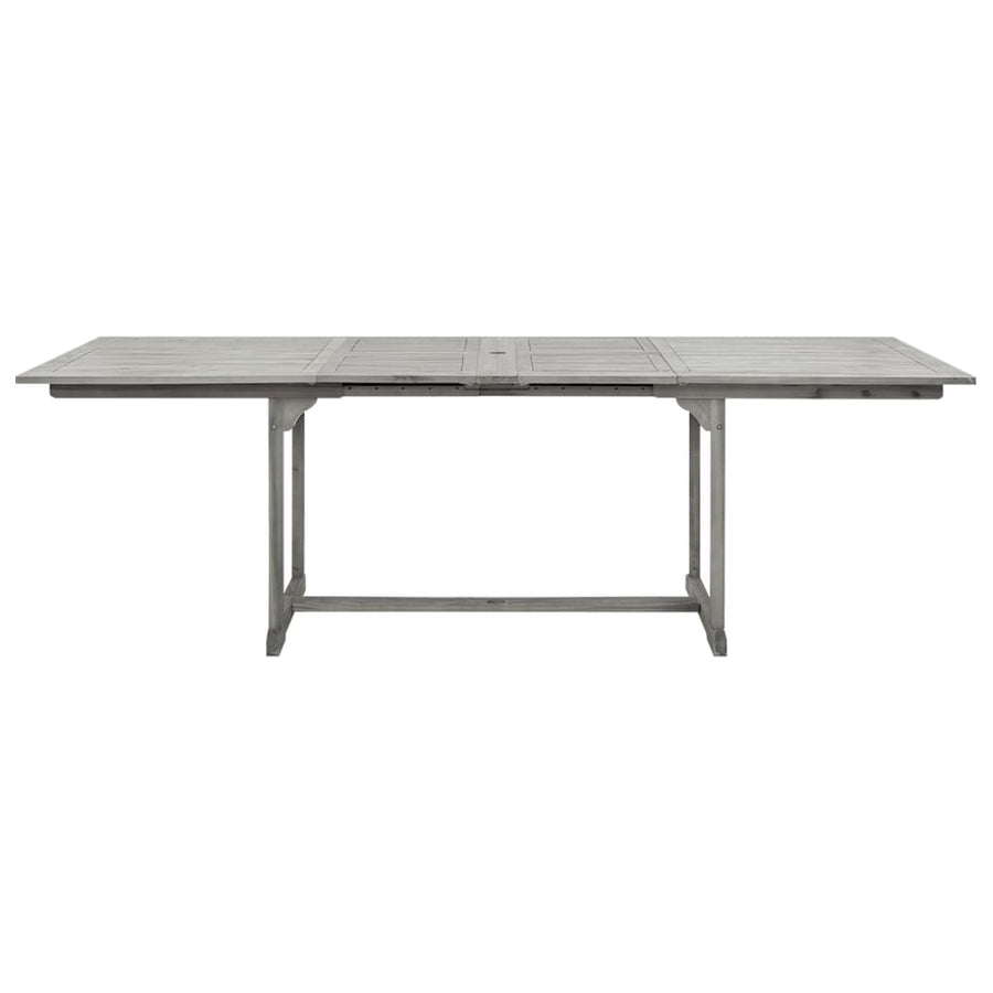 Tuintafel (60-240)X00X75 Cm Massief Acaciahout 240 x 100 x 75 cm Rechthoekig