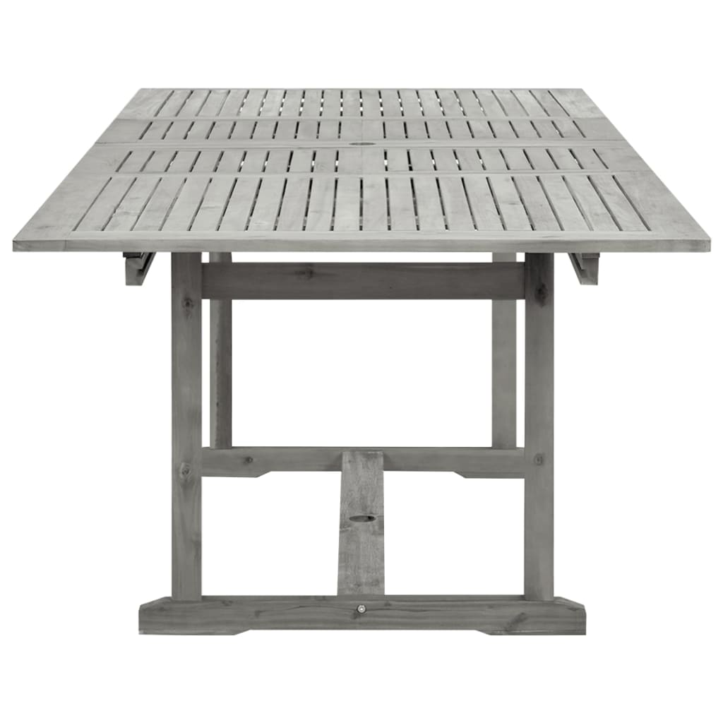 Tuintafel (60-240)X00X75 Cm Massief Acaciahout 240 x 100 x 75 cm Rechthoekig