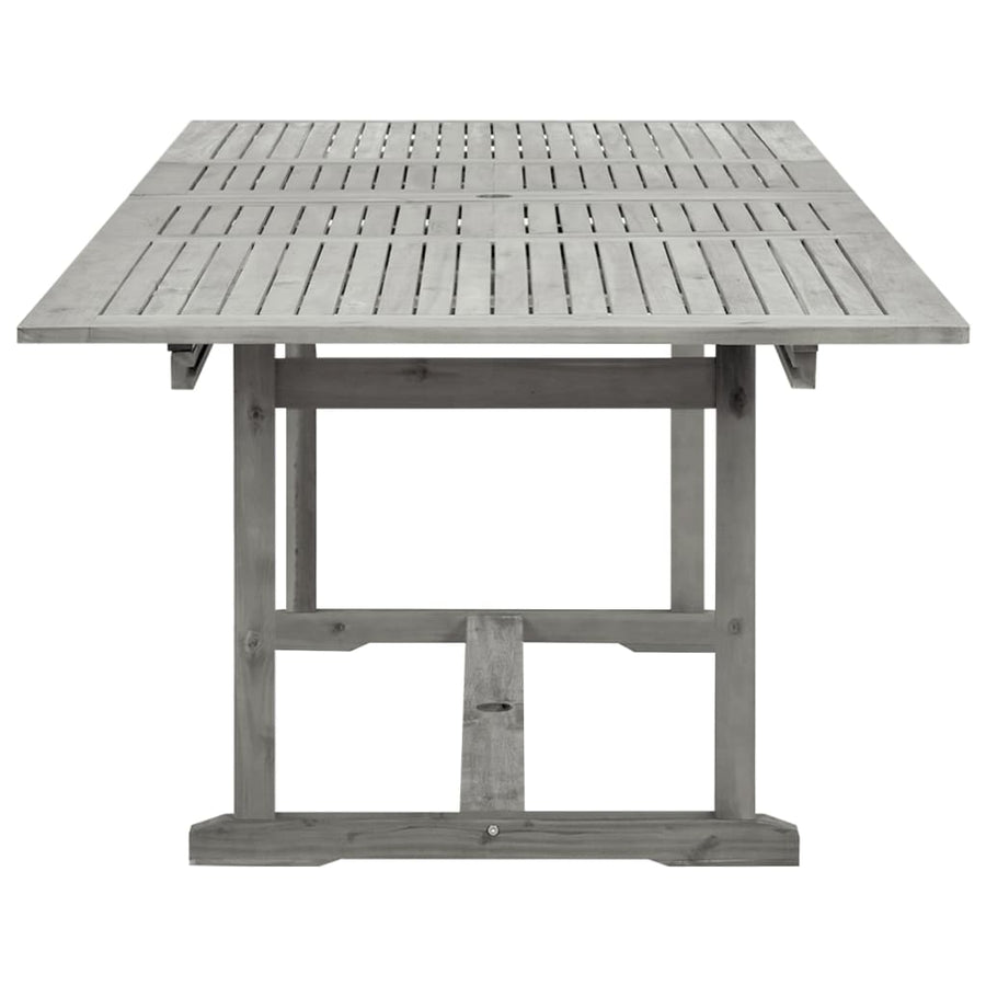 Tuintafel (60-240)X00X75 Cm Massief Acaciahout 240 x 100 x 75 cm Rechthoekig
