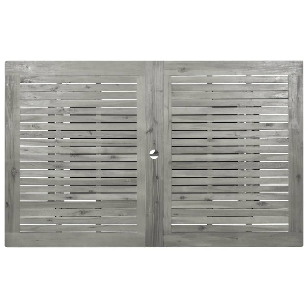 Tuintafel (60-240)X00X75 Cm Massief Acaciahout 240 x 100 x 75 cm Rechthoekig