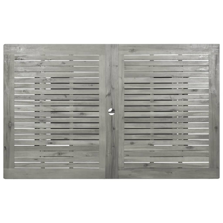 Tuintafel (60-240)X00X75 Cm Massief Acaciahout 240 x 100 x 75 cm Rechthoekig
