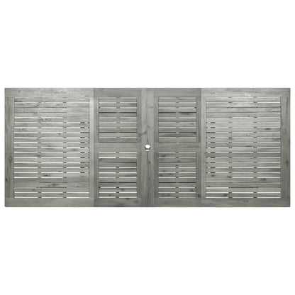 Tuintafel (60-240)X00X75 Cm Massief Acaciahout 240 x 100 x 75 cm Rechthoekig