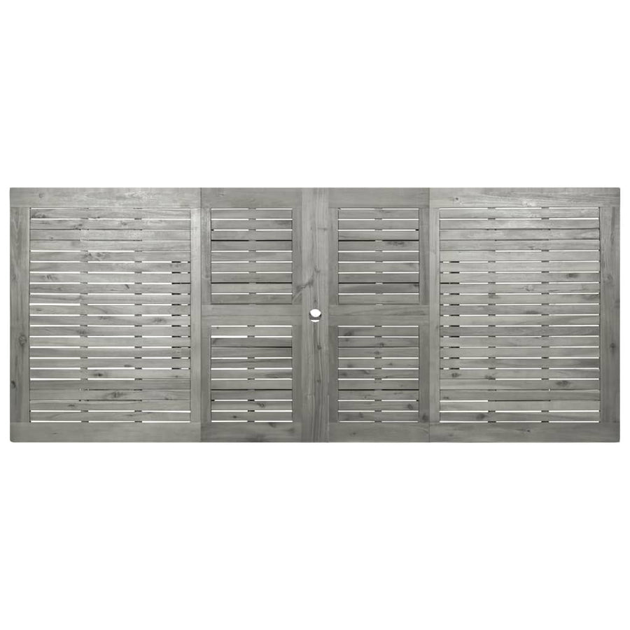 Tuintafel (60-240)X00X75 Cm Massief Acaciahout 240 x 100 x 75 cm Rechthoekig