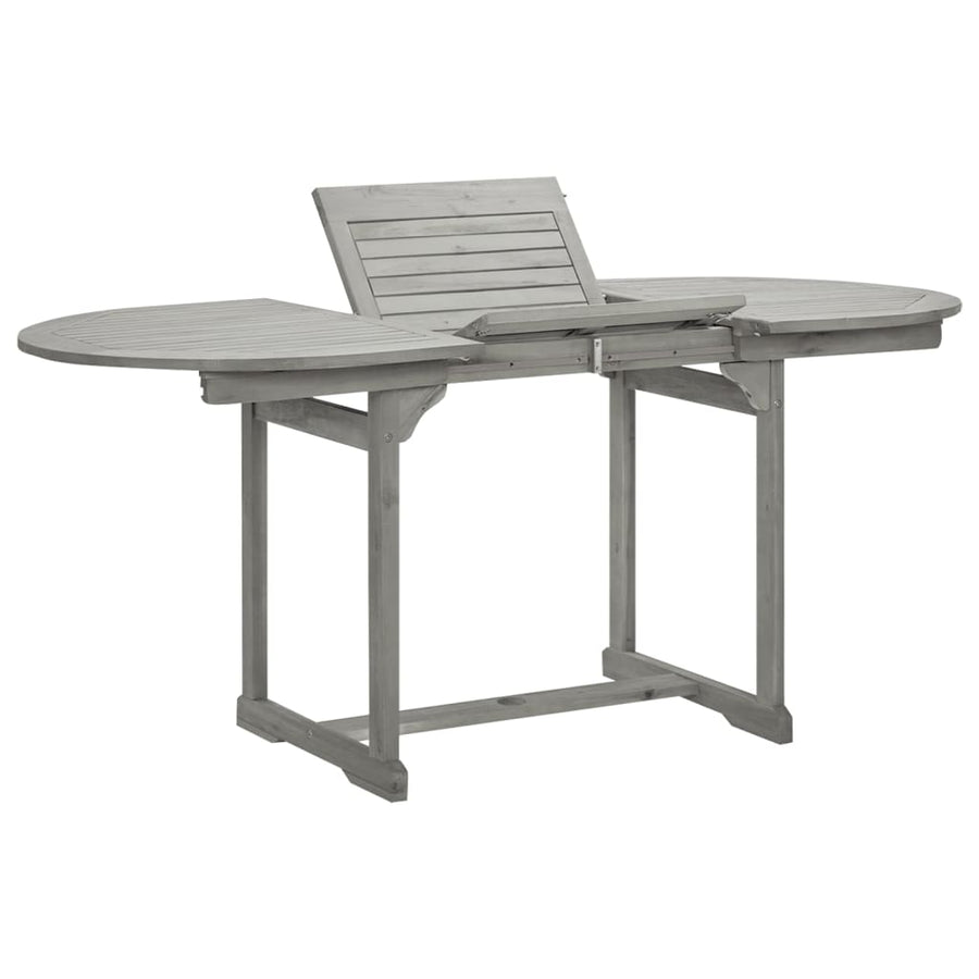Tuintafel (20-70)X80X75 Cm Massief Acaciahout 170 x 80 x 75 cm ovaal