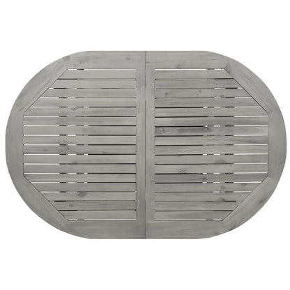 Tuintafel (20-70)X80X75 Cm Massief Acaciahout 170 x 80 x 75 cm ovaal