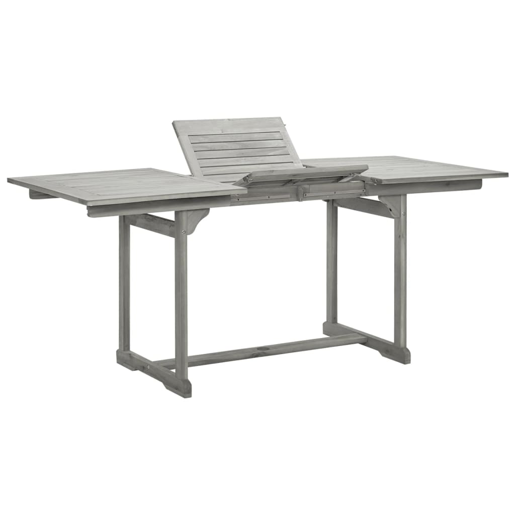 Tuintafel (20-70)X80X75 Cm Massief Acaciahout 170 x 80 x 75 cm Rechthoekig