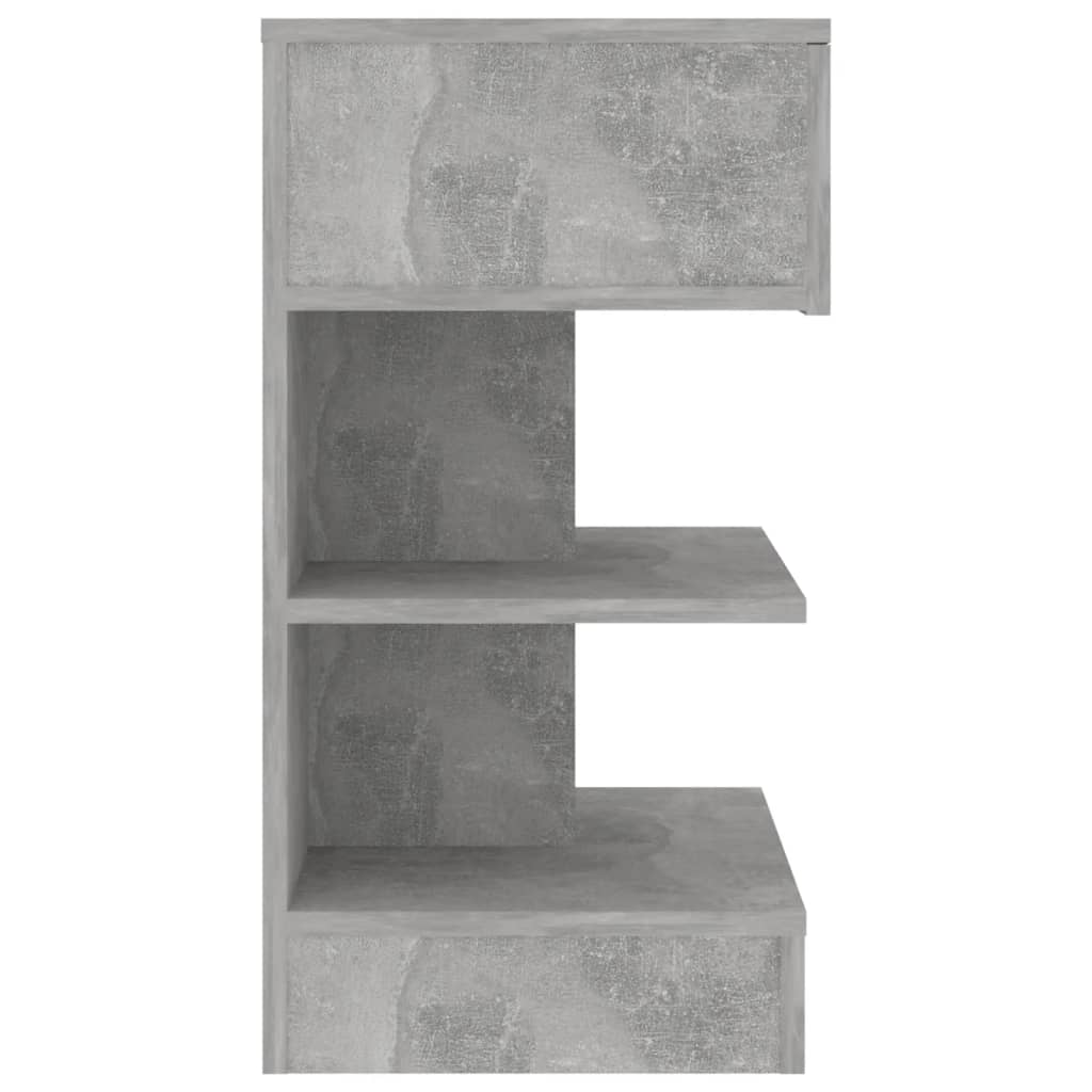 Nachtkastjes 40X35X65 Cm Spaanplaat 2 Betongrijs