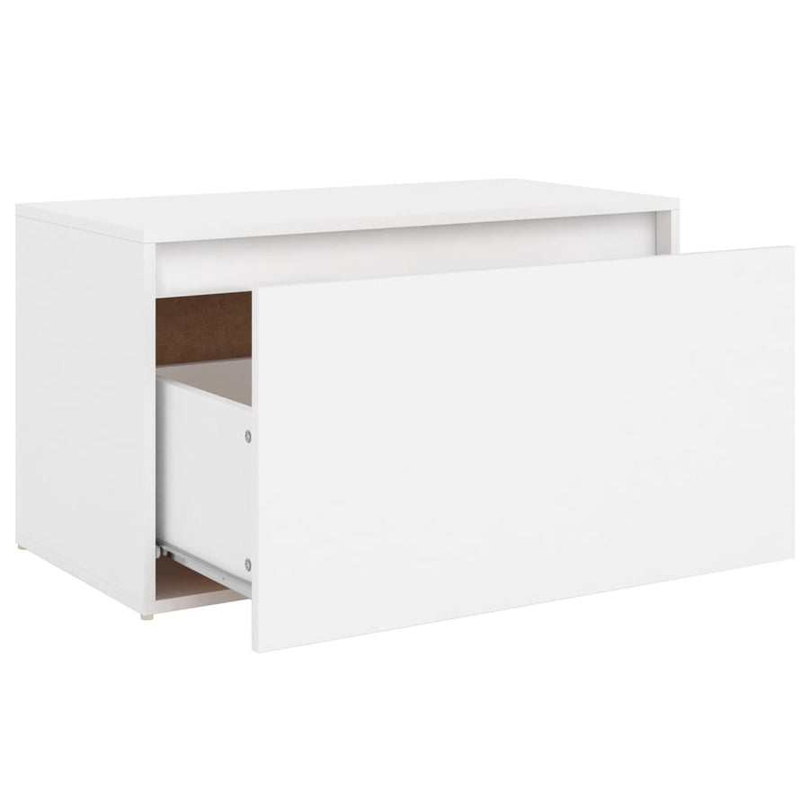 Halbank 80X40X45 Cm Spaanplaat Wit