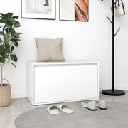 Halbankje 80x40x45 cm spaanplaat wit