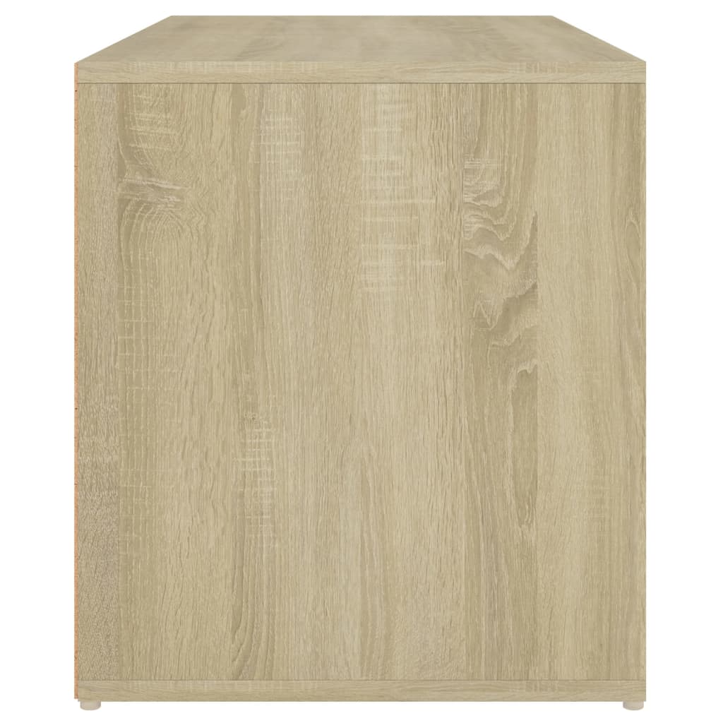 Halbank 80X40X45 Cm Spaanplaat Kleurig Sonoma eiken