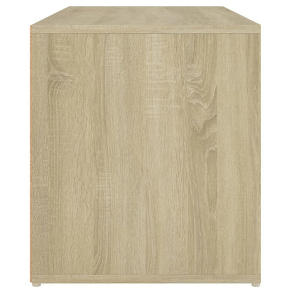 Halbank 80X40X45 Cm Spaanplaat Kleurig Sonoma eiken