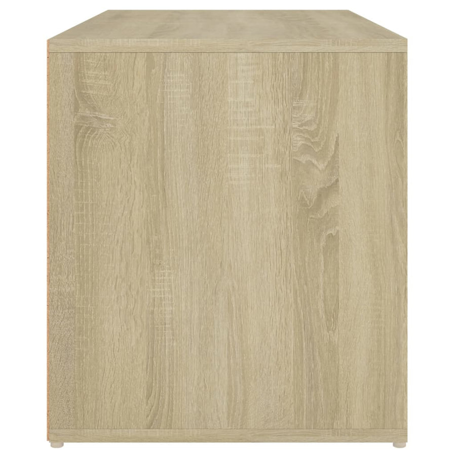Halbank 80X40X45 Cm Spaanplaat Kleurig Sonoma eiken