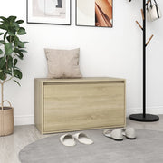 Halbank 80x40x45 cm spaanplaat sonoma eiken