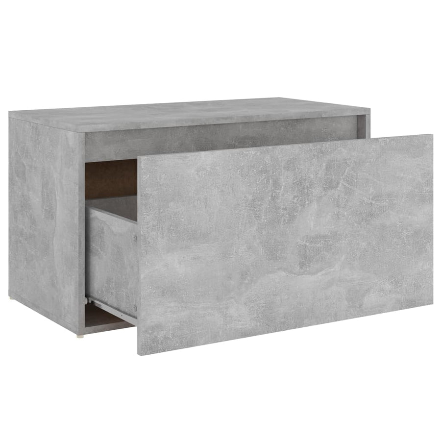 Halbank 80X40X45 Cm Spaanplaat Betongrijs