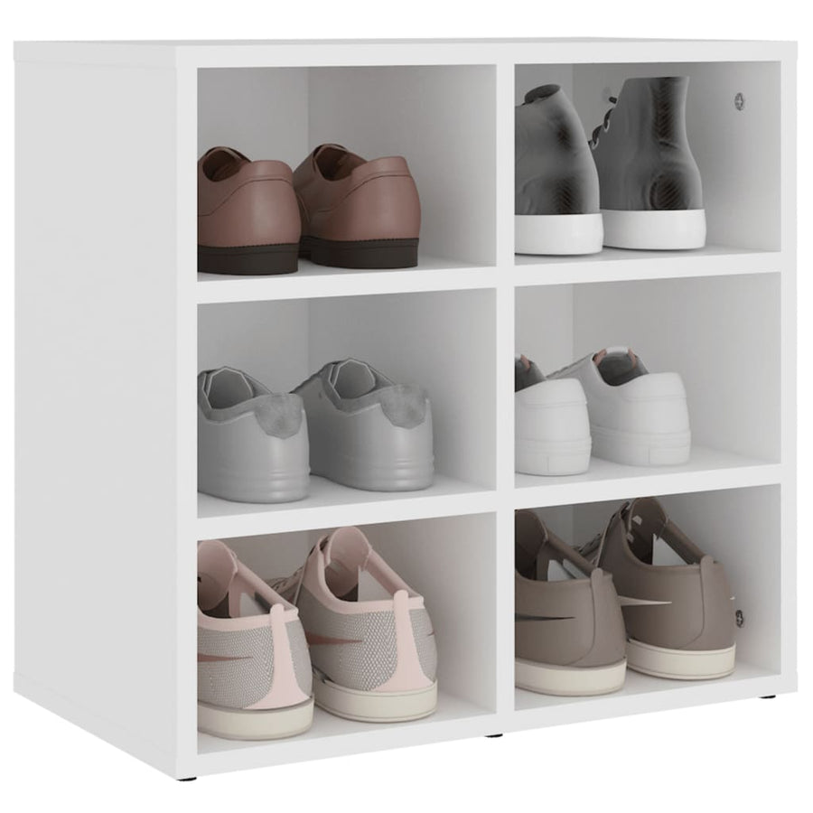 Schoenenkast 52,5X30X50 Cm Wit 1