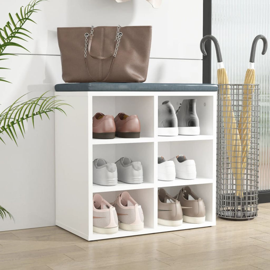 Schoenenkast 52,5X30X50 Cm Wit 1