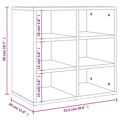 Schoenenkast 52,5X30X50 Cm Wit 1