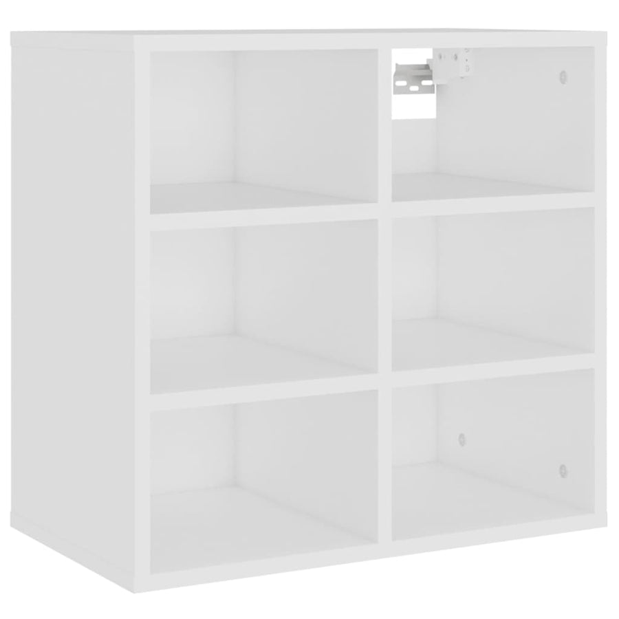 Schoenenkasten 2 St 52,5X30X50 Cm Wit