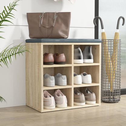 Schoenenkast 52,5X30X50 Cm Sonoma Eikenkleurig