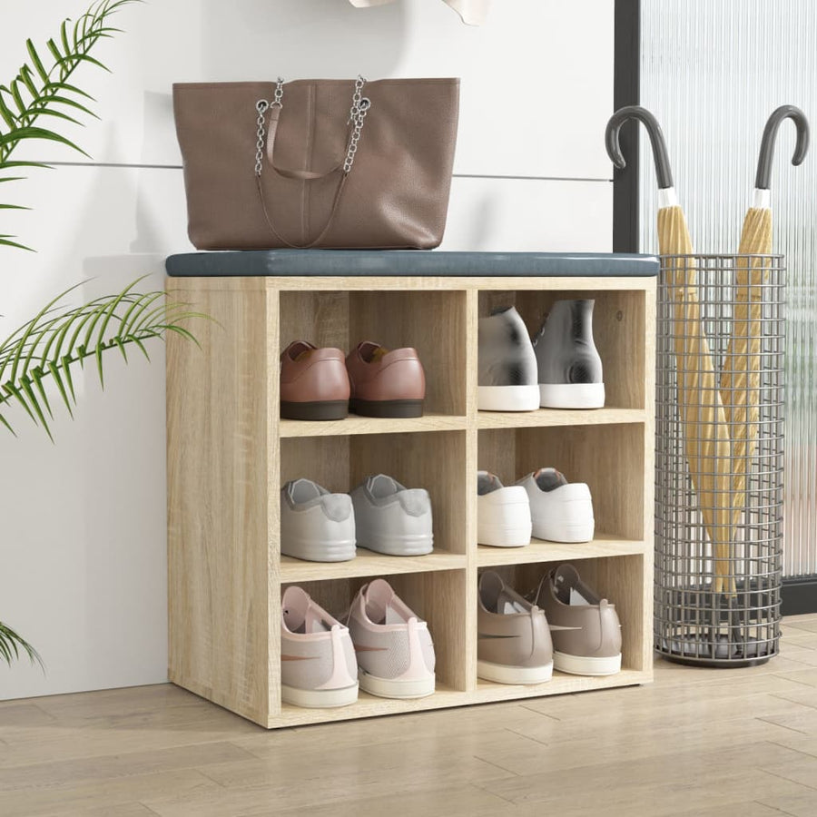Schoenenkast 52,5X30X50 Cm Sonoma Eikenkleurig