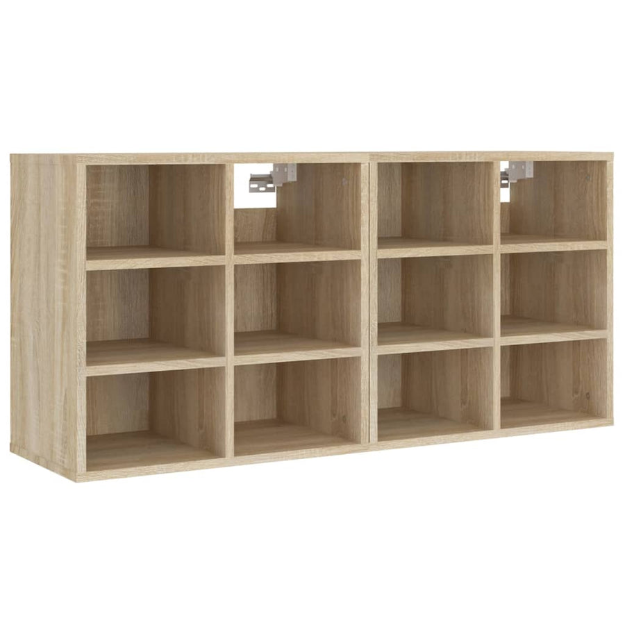 Schoenenkasten 2 St 52,5X30X50 Cm Sonoma Eikenkleurig