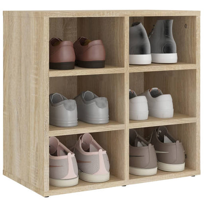 Schoenenkasten 2 St 52,5X30X50 Cm Sonoma Eikenkleurig
