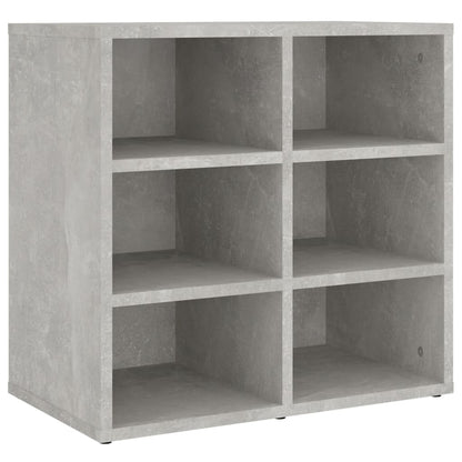 Schoenenkasten 2 St 52,5X30X50 Cm Betongrijs 1