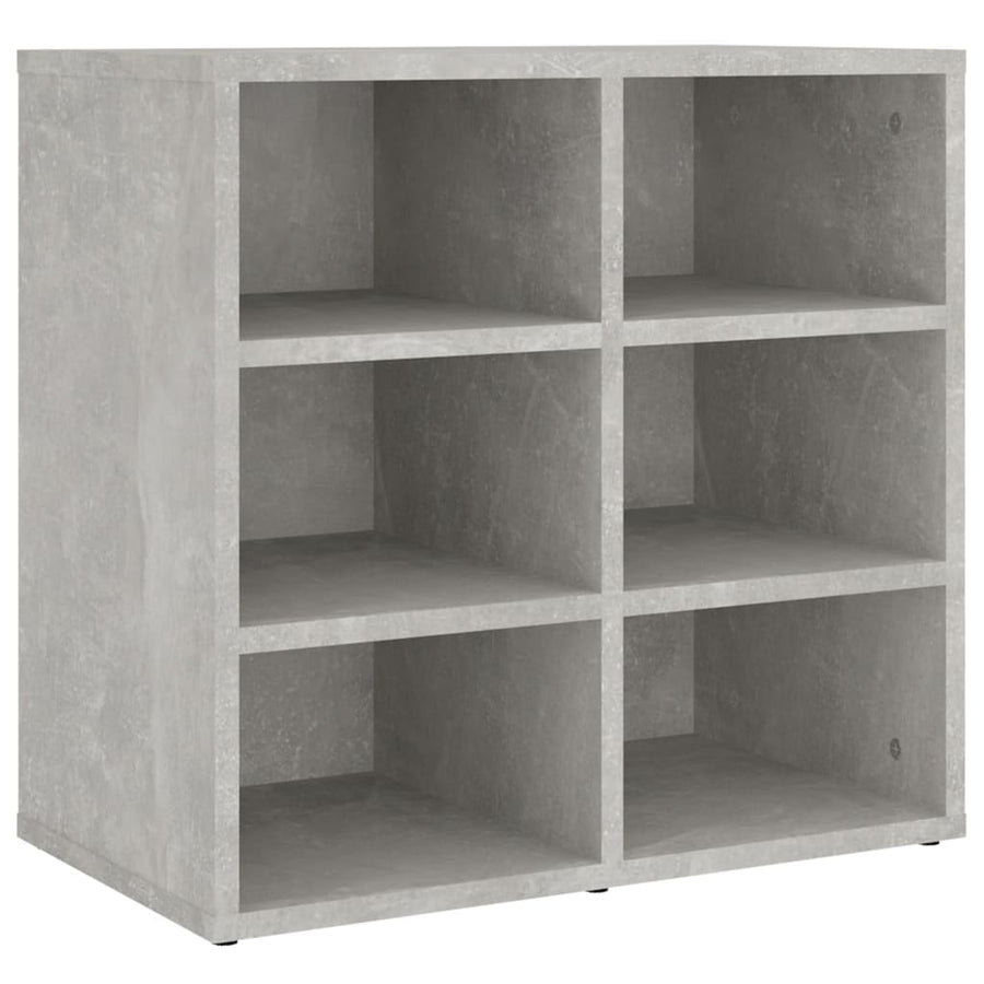 Schoenenkasten 2 St 52,5X30X50 Cm Betongrijs 1