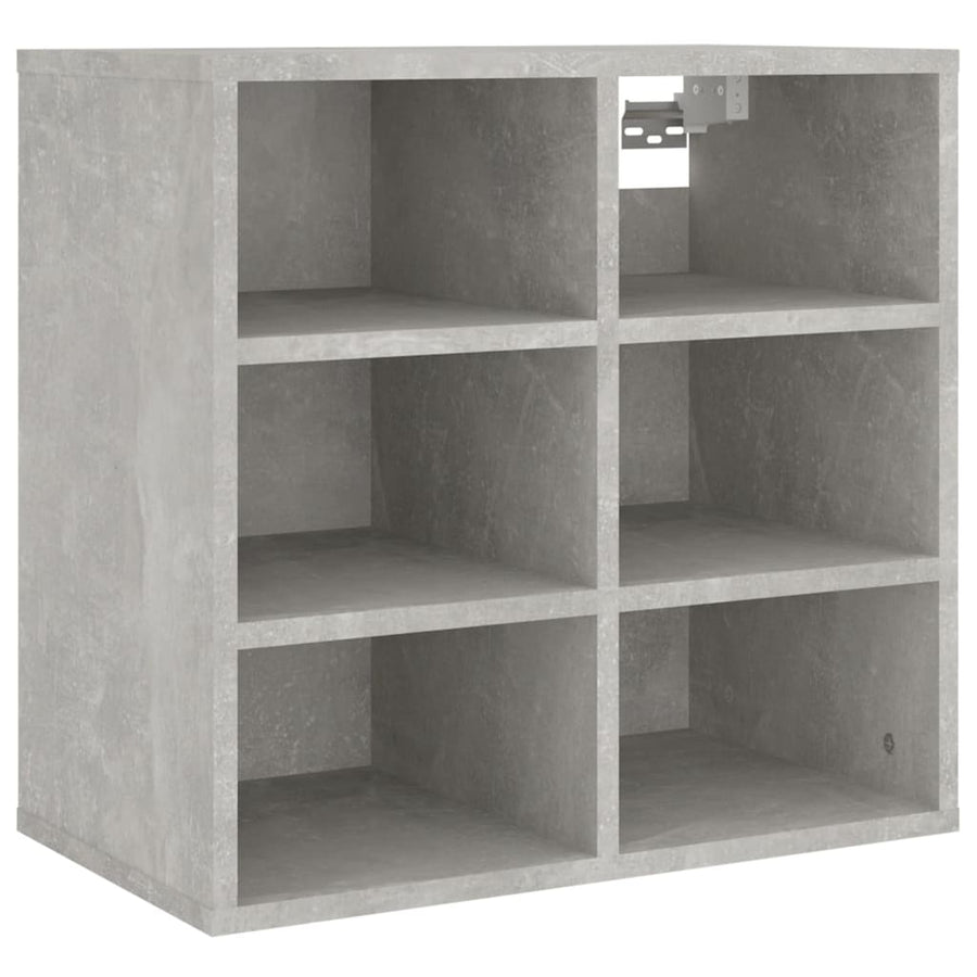 Schoenenkasten 2 St 52,5X30X50 Cm Betongrijs 1