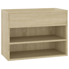 Schoenenbank 60X30X45 Cm Spaanplaat Kleurig Sonoma eiken