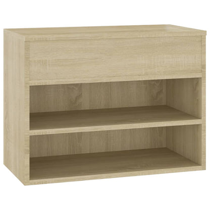 Schoenenbank 60X30X45 Cm Spaanplaat Kleurig Sonoma eiken